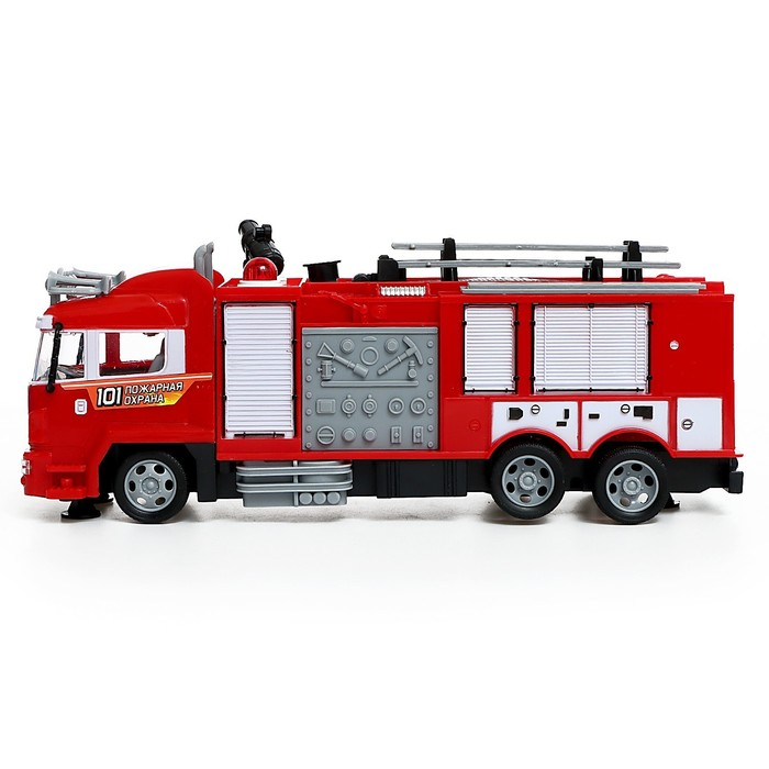Машина радиоуправляемая &laquo;Пожарная охрана&raquo;, стреляет водой, световые эффекты, работает от аккумулятора