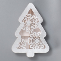 Коробка подарочная &laquo;Ёлка&raquo;, 23 х 13 х 5 см, Новый год