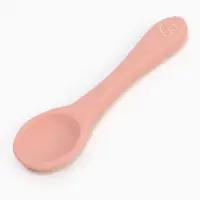 Тарелка детская на присоске и ложка, розовый, Mum&Baby