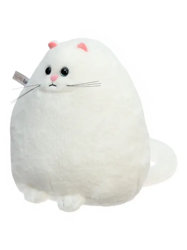 Мягкая игрушка "Котик", белый, 28 см