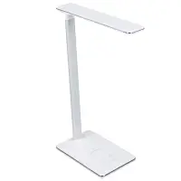 Настольная лампа с беспроводной зарядкой Power Spot, белая