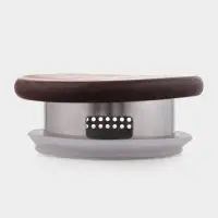 Кувшин стеклянный "Акация", крышка-сито, 1000 мл, 15х10х22