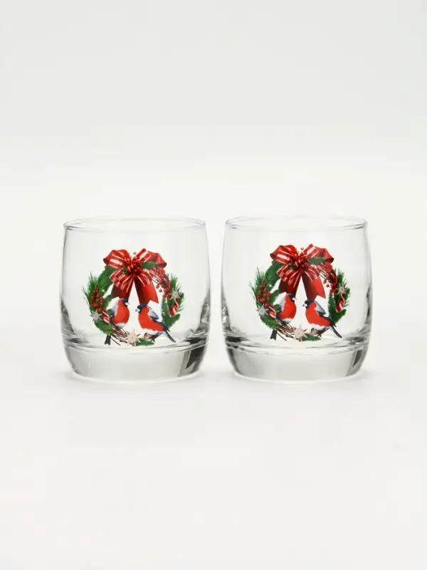 Стаканы &laquo;Новогодний&raquo;, 310 мл, подарочный набор 4 шт.