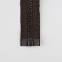 Молния &laquo;Трактор&raquo;, №8, разъёмная, замок автомат, 90 см, цвет коричневый