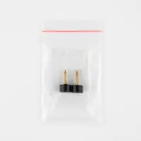 Набойки для каблуков, d=10&times;6 мм, 2 шт., чёрные