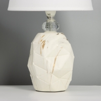 Лампа настольная "Дух" 1х40Вт Е14 белый 20х20х34см