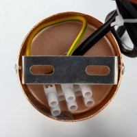 Светильник "Астелл" 1х40Вт GU10 розовое золото 5,5х5,5х50-150см