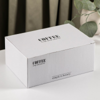 Чайная пара керамическая &laquo;Котик&raquo;, 3 предмета: чашка 200 мл, блюдце 18,5&times;13,5 см, ложка