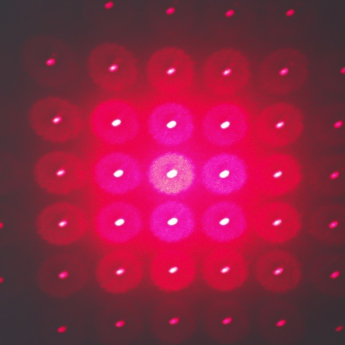 Указка лазерная 12 + 1 насадки от USB 10х14,5 см