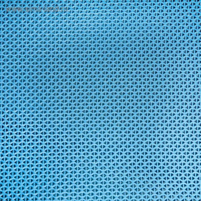 Покрытие ковровое против скольжения &laquo;Зиг-Заг Твист&raquo;, 0,9&times;10 м, h=4,5 мм, цвет синий