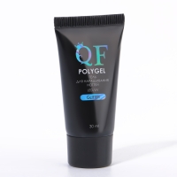 Полигель для наращивания &laquo;GLITTER&raquo;, 3-х фазный, 30 мл, LED/UV