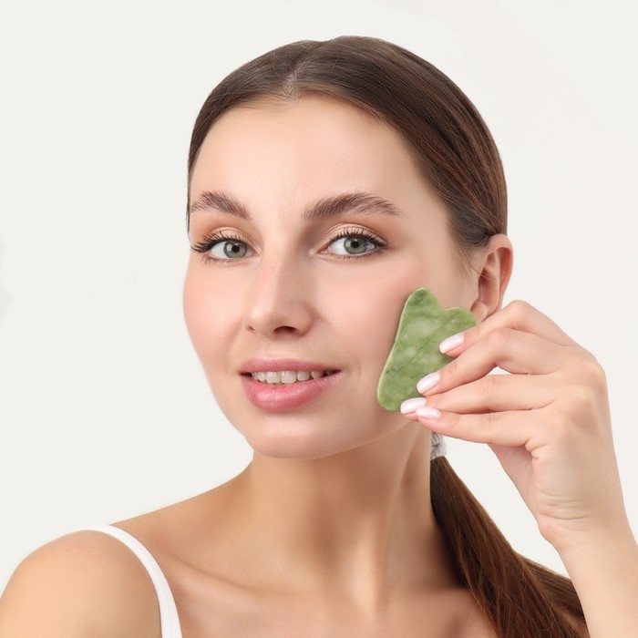 Массажёр гуаша &laquo;Лапка&raquo;, 7 &times; 4,3 см, в PVC коробке, цвет зелёный