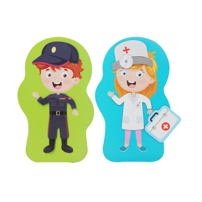 Магнитная игра &laquo;Одевашки. Профессии&raquo;