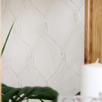 Гирлянда &laquo;Сеть&raquo; 1.6 &times; 1.6 м, IP20, прозрачная нить, 144 LED, свечение тёплое белое, 8 режимов, 220 В