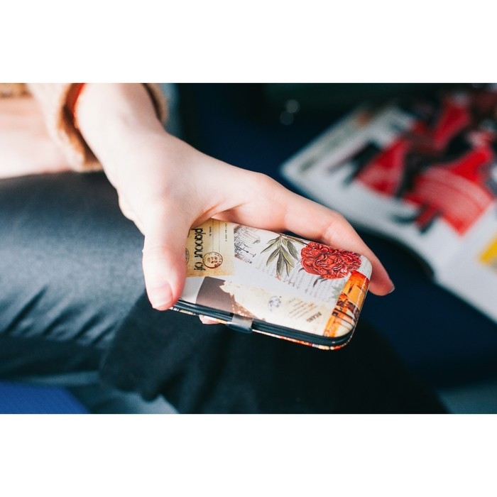 Набор маникюрный &laquo;Париж&raquo;, 6 предметов, в футляре, рисунок МИКС