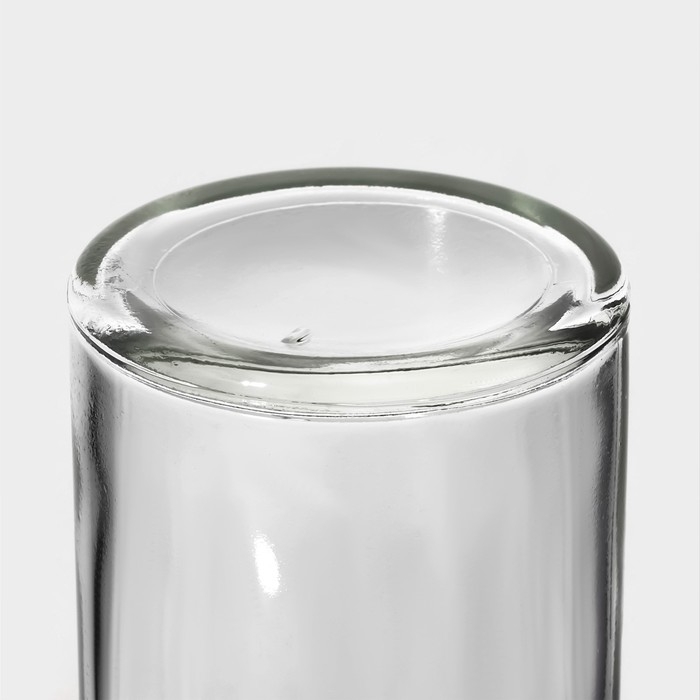 Банка стеклянная для хранения сыпучих продуктов Доляна &laquo;Галерея&raquo;, 100 мл, 6,5&times;10,6 см, с бугельным замком