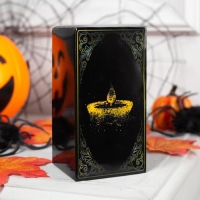 Светодиодная фигура &laquo;Свеча фиолетовая&raquo; 5 &times; 12 &times; 5 см, пластик, батарейки АААх2 (не в комплекте), свечение тёплое белое