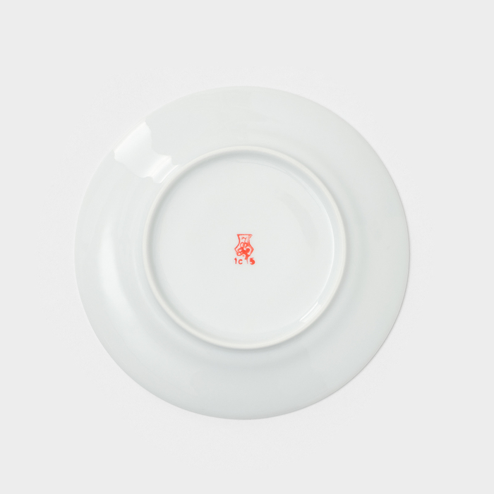 Набор тарелок фарфоровых &laquo;Мадонна&raquo;, d=17 см, 6 шт, цвет МИКС