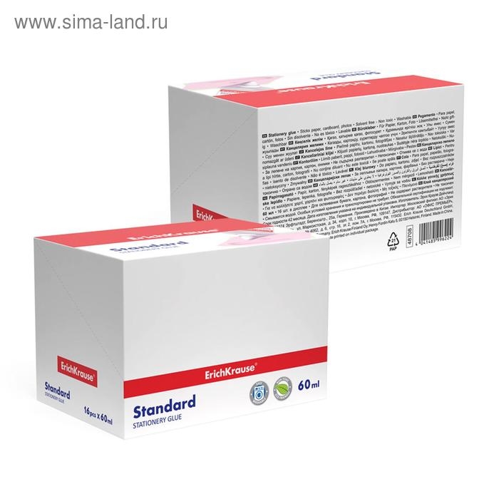 Клей канцелярский ErichKrause Standard, 60 мл