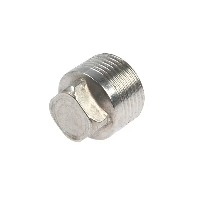 Заглушка ZEIN, 3/4", пробка, наружная резьба, нержавеющая сталь, фасовка 100 шт.