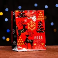 Пакет ламинированный &laquo;Новогодний настрой&raquo; 11.5&times;14.5&times;6 см