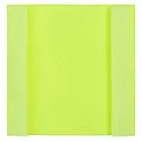 Лейбл тканевый Epsilon, L, желтый неон