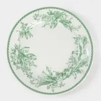 Тарелка Дулевский фарфор &laquo;Райские ландыши&raquo;, d=24 см, фарфор