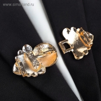 Зажим для кардигана &laquo;Восток&raquo;, цвет коричневый в золоте