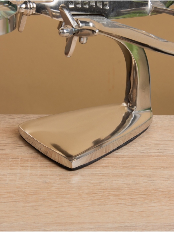 Лупа настольная "Самолёт" 15х23х12,5 см, алюминий