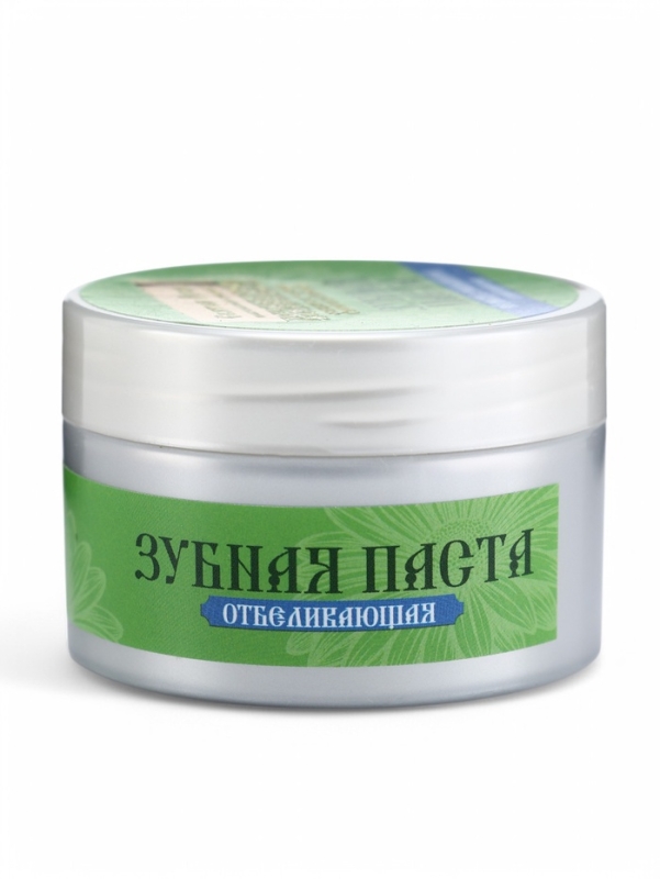 Паста зубная черная с Ромашкой, "Святая рука", 50 мл
