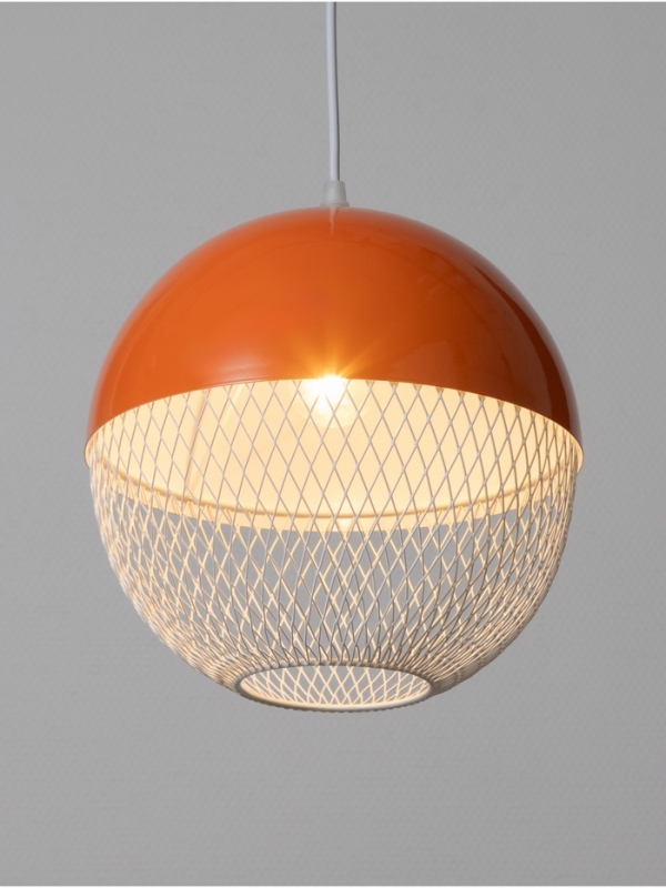 Светильник Lina 1х40Вт Е27 неон-оранжевый  26х26х32см