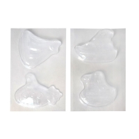 Магниты из гипса под роспись &laquo;Кораблики&raquo;