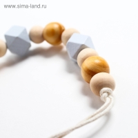 Держатель для соски - пустышки &laquo;Машинка&raquo;, деревянный