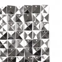 Панель с пайетками для фотозоны 30*30 см серебро