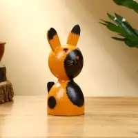 Набор сувенирный &laquo;Котики&raquo;, h=14 см, h=13 см, h=10 см, дерево, рыжий