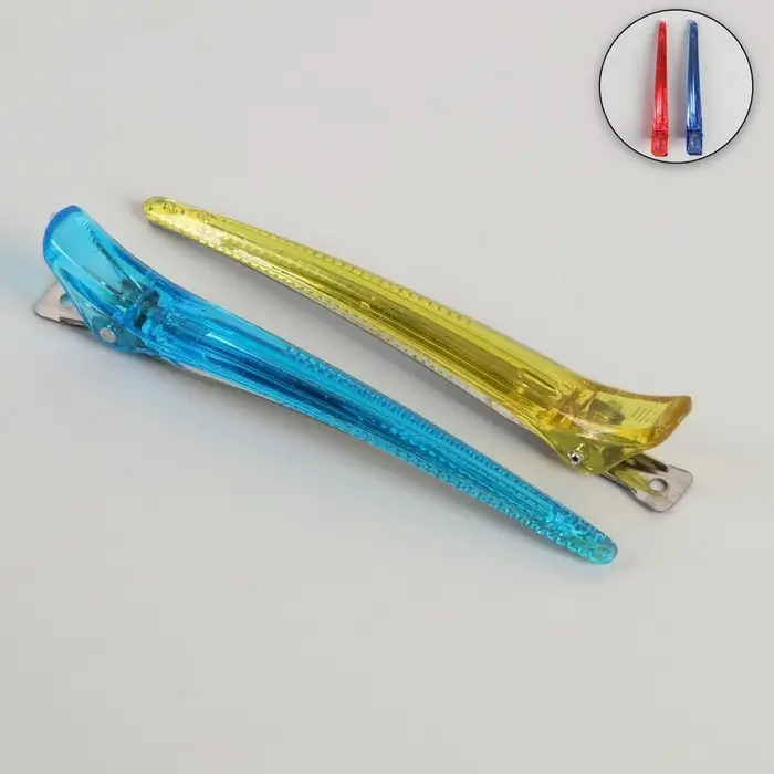 Зажимы для волос, набор - 2 шт., 11.5(&plusmn;1) см, МИКС