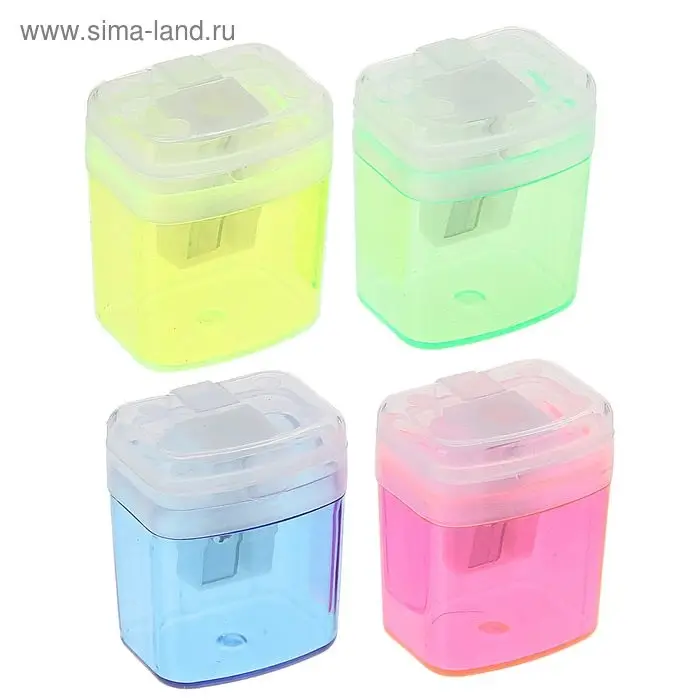 Точилка с контейнером &laquo;Офис&raquo;, МИКС