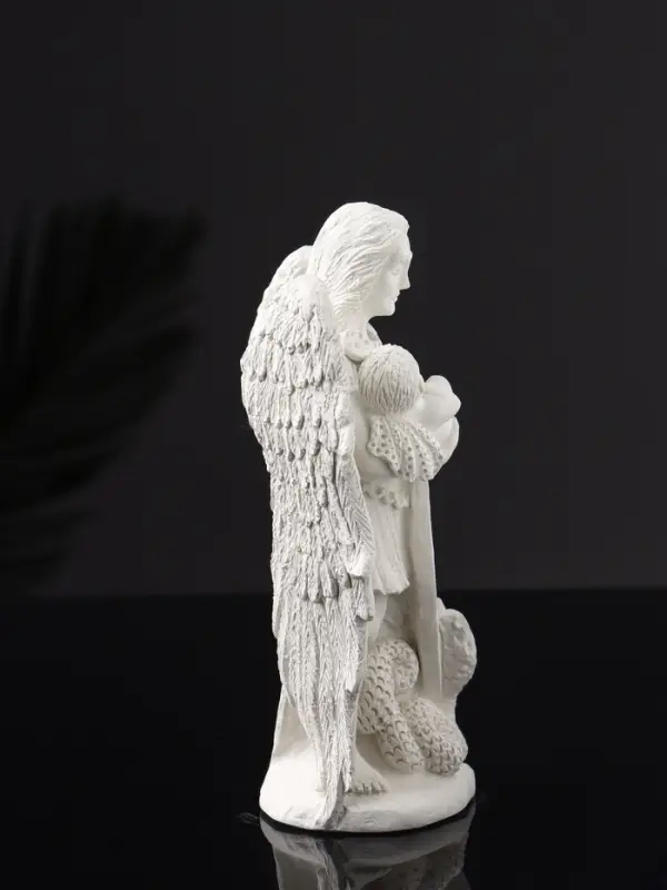 Фигура "Архангел Михаил" 14х9х4 см, натуральный гипс