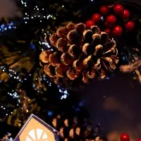 Венок фиброоптический &laquo;Заснеженный&raquo;, d=50 см, 8 режимов