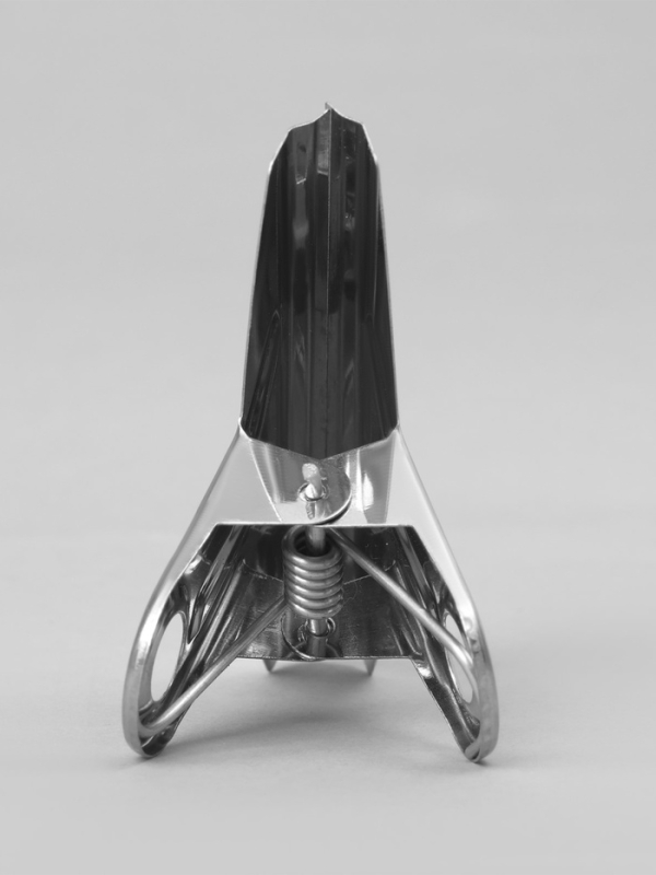 Прищепка металлическая 7,5&times;3,5&times;5 см, (фасовка 20 шт.), цвет хром