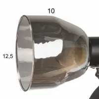 Спот "Арнелла" 1хЕ14 40Вт черный 16х16х12 см