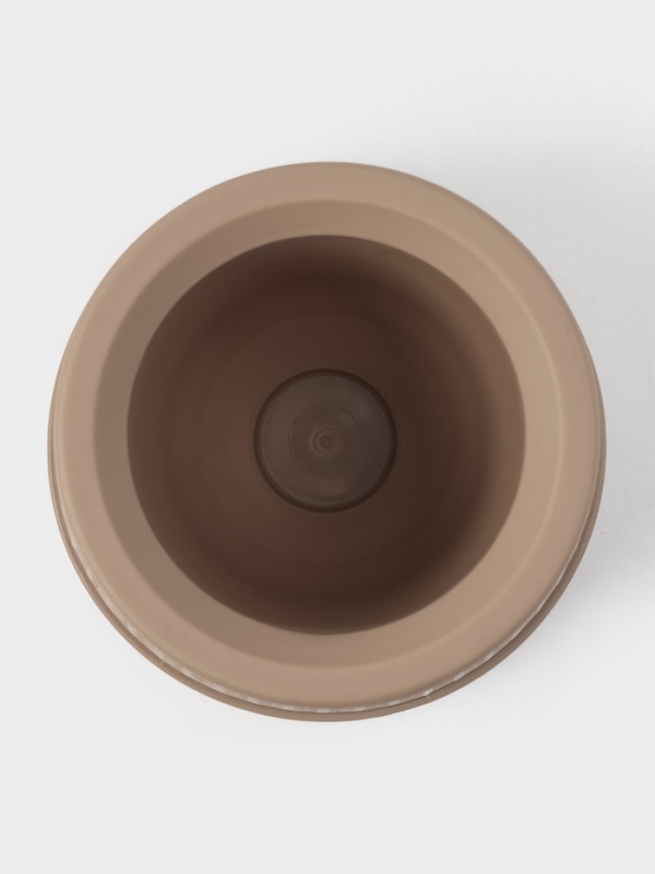 Ёршик для унитаза &laquo;Практик. Ротанг&raquo;, 14&times;14&times;40 см, с подставкой, МИКС