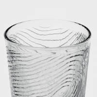 Стакан высокий "Барк" 360 мл, цвет зеленый