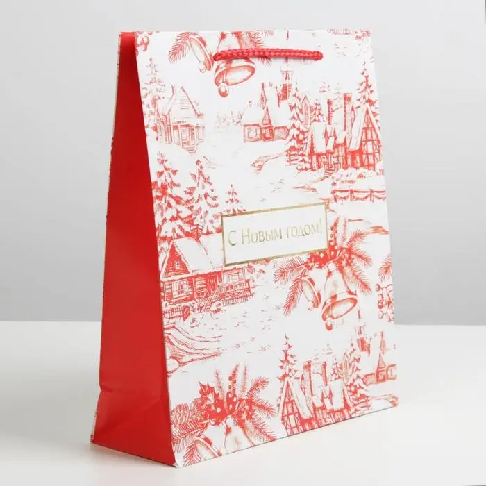 Пакет ламинированный &laquo;Новогодняя пора&raquo;, ML 23 х 27 х 8 см