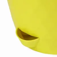 Кашпо с прикорневым поливом "Румба" 1,5 л, D14 см, h-14,5 см, цвет лимон