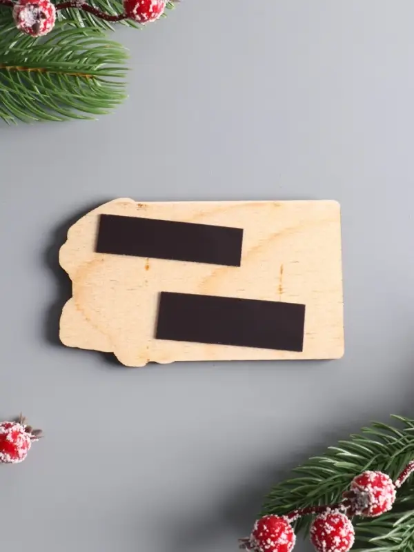 Магнит новогодний с календарём 2026 "Тепла и уюта", размер магнита 7х12 см