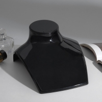 Бюст для украшений, 19,5&times;9,8&times;16 см, цвет чёрный