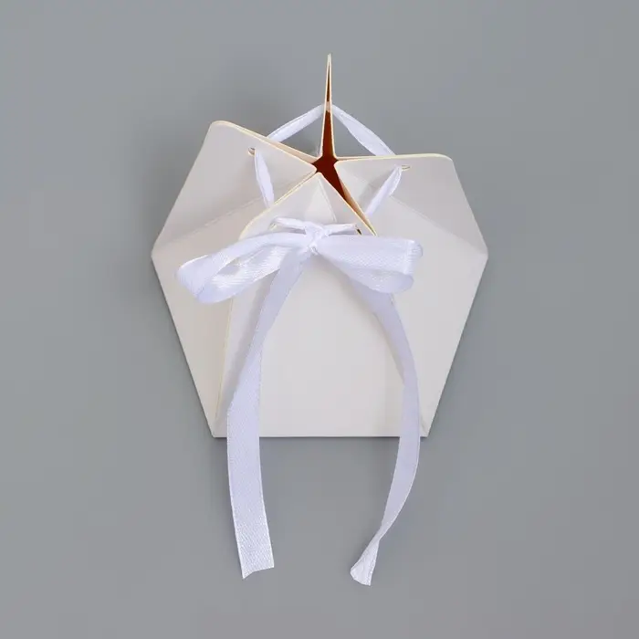 Коробка для конфеты, пирожные с лентой, 6&times;9 см