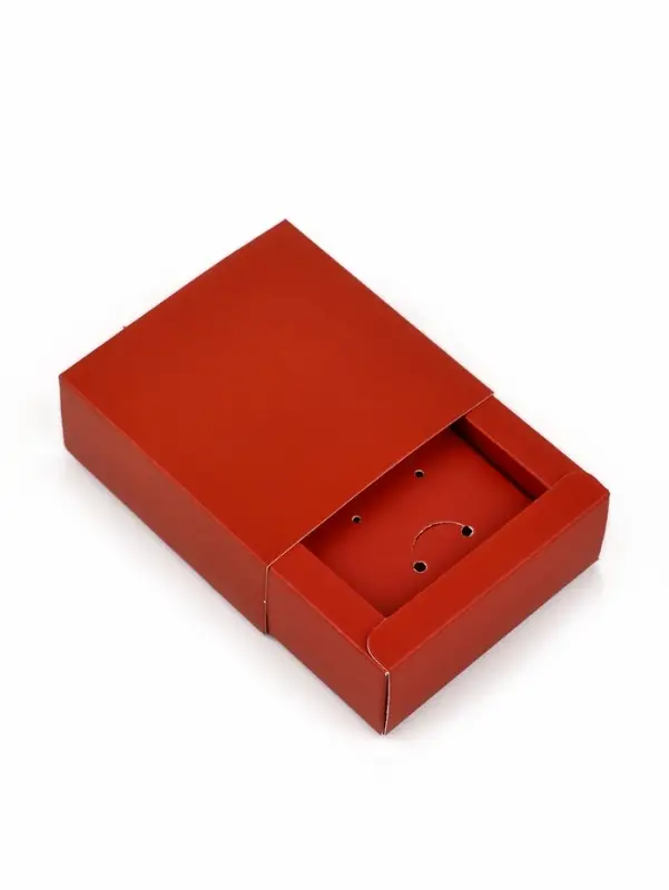 Коробка под бижутерию &laquo;Красная&raquo;, 7.5 х 7.5 х 3 см