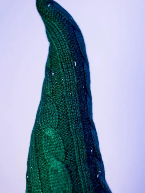 Фигура текстиль &laquo;Гном в зелёном&raquo; 54 см, 1 LED, от батареек AG13&times;3, свечение тёплое белое